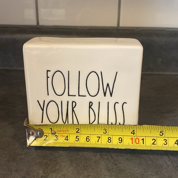 NWT Rae Dunn Follow Your Bliss Block - Picture 6 of 7